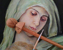 Load image into Gallery viewer, 30 inch, USA ARTIST-MADE OAK Mahl Stick, Mahlstick, Maulstick, Maalstok, Painter's Guide Stick Classic Traditional Artist's Sign Painter's Rest, Great for large scale projects! Professional Artist's