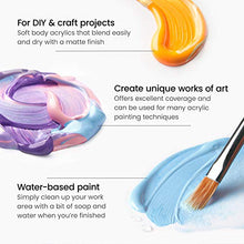 Load image into Gallery viewer, Arteza Craft Acrylic Paint, Set of 20 Colors, 2oz/60 ml Bottles, Water-Based, Matte Finish Paints, Art Supplies for Art & DIY Projects on Glass, Wood, Ceramics, Fabrics, Leather, Paper & Canvas