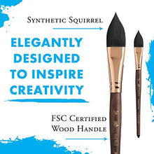 Load image into Gallery viewer, Princeton Artist Brush, Neptune Series 4750, Synthetic Squirrel Watercolor Paint Brush, Oval Wash, Size 3/4 Inch