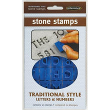 Load image into Gallery viewer, Midwest Products Traditional Letters and Numbers Stepping Stone Stamps