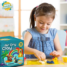 Load image into Gallery viewer, Air Dry Clay for Kids Modeling Kit | Bake Shoppe & Cute Critters Themed Activity Books | 36 Colors of molding Clay Magic