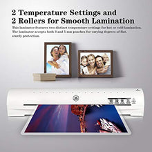 Load image into Gallery viewer, Thermal Laminator Machine for A3/A4/A6, Laminating Machine with Two Roller System, New Upgrade,Faster Warm-up, Quicker Laminating, for Home and Office Use, with 30 Pouches (A3 laminator)