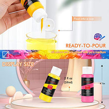 Load image into Gallery viewer, Acrylic Paint Set, Caliart 24 Vivid Colors (59ml, 2oz) Art Craft Paint Supplies for Canvas Wood Ceramic Rock Painting, Rich Pigments Non Toxic Paints for Kids Beginners Students Adults Artist Painter