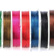 Load image into Gallery viewer, Oruuum 10PCS Tarnish Resistant Copper Wire, Jewelry Beading Wire, Soft Copper Wire, Craft Wire Roll for DIY Crafts, Jewelry Making(0.5mm × 10color Random)