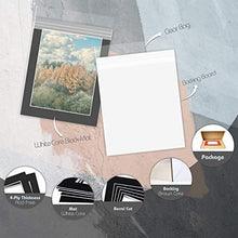 Load image into Gallery viewer, Golden State Art, Pack of 50 Black Pre-Cut 11x14 Picture Mat for 8x10 Photo with White Core Bevel Cut Mattes Sets. Includes 50 Acid-Free Bevel Cut Mats & 50 Backing Board & 50 Clear Bags