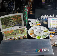 Load image into Gallery viewer, ArtBin KW903 Box with Foam Inserts, Fine Art Portable Paint Brush Organizer, Clear, standart