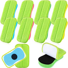 Load image into Gallery viewer, 10 Pieces Microfiber Chalk Eraser Washable Chalkboard Eraser for Home Classroom and Office, Magnetic Reusable Chalk Eraser Dust Cleaner Dry Erase Whiteboard Eraser, 4 Colors