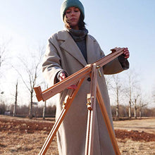 Load image into Gallery viewer, MEEDEN Tripod Field Painting Easel with Carrying Case - Solid Beech Wood Universal Tripod Easel Portable Painting Artist Easel, Perfect for Painters Students, Landscape Artists, Hold Canvas up to 34"
