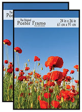 Load image into Gallery viewer, MCS Original Poster Frame, 24 x 36 Inch, Black, Set of 2