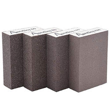 Load image into Gallery viewer, Sanding Sponge, Auerllcy Coarse/Medium/Fine/Superfine 4 Different Specifications Sanding Blocks Assortment,Washable and Reusable.