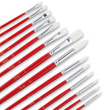 Load image into Gallery viewer, Artify 38 Pcs Paint Brushes Art Set for Acrylic Oil Watercolor Gouache| a Kit of Hog Pony and Nylon Hairs |Including Two Large Size Nylon Brushes and a Carrying Pouch