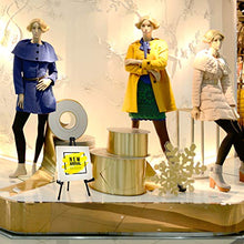 Load image into Gallery viewer, PUJIANG Tabletop Display Easel, Folding Instant Poster Easel, 14" High Black Steel Metal Art Easel for Display Show, Paintings, Posters (Black, 1Pack)