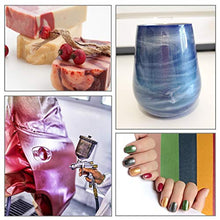 Load image into Gallery viewer, Epoxy Resin Dye - 24 Colors Mica Powder - Pigment Powder for Slime, Nail Polish, Epoxy Resin, Soap Colorant, Tumbler, Polymer Clay