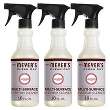 Load image into Gallery viewer, Mrs. Meyer's Clean Day Multi-Surface Everyday Cleaner, Cruelty Free Formula, Lavender Scent, 16 oz- Pack of 3