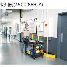 Load image into Gallery viewer, Rubbermaid Commercial Service/Utility Cart, Two-Shelf, 300 lb capactiy, Black (FG9T6600BLA)