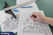 Load image into Gallery viewer, Pacific Arc Adjustable 8 Inch Triangle Plain Edge for Drafting, Architect, Engineer