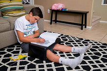 Load image into Gallery viewer, Folding Lap Desk, Laptop Desk, Breakfast Table, Bed Table, Serving Tray - The lapdesk Contains Extra Storage Space and dividers & Folds Very Easy, Great for Kids, Adults, Boys, Girls, (Black)