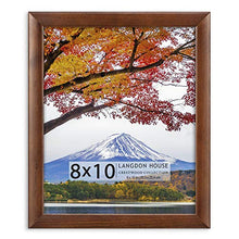 Load image into Gallery viewer, Langdon House 8x10 Picture Frame (Cherry Stained, 1 Pack), Solid Wood 8 x 10 Traditional Photo Frame with Wall Mount Hooks and Table Top Easel, Crestwood Collection