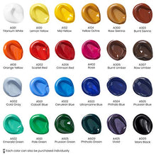 Load image into Gallery viewer, Arteza Acrylic Paint, Set of 24 Colors/Tubes (0.74 oz, 22 ml) with Storage Box, Rich Pigments, Non Fading, Non Toxic Paints for Artist, Hobby Painters & Kids, Art Supplies for Canvas Painting