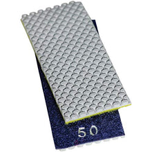 Load image into Gallery viewer, Stadea HPW110H Diamond Hand Polishing Pads Flexible for Concrete Glass Marble Stone Polishing, 7 Pads 1 Backing Pad Set