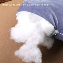 Load image into Gallery viewer, 300g/10.6oz Polyester Fiber Fill, Polyfill Stuffing Pillow Filling Stuffing Cushion Filling, Batting High Resilience Fill Fiber, Stuffing for Stuffed Animals/DIY Crafts (White)