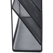 Load image into Gallery viewer, Easepres File Organizer Mesh 5-Tier Black Hanging File Organizer Vertical Holder Rack for Office Home