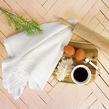 Load image into Gallery viewer, Cotton Talks Flour Sack Towels - 31” x 31” Kitchen Dish Towels - 6 Pieces White Kitchen Towels - 100% Cotton Fabric - Multi-Purpose Towels for Kitchen - Reusable Tea Towels Extra Large