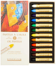 Load image into Gallery viewer, Sennelier Oil Pastel Intro Set Of 12,Assorted Colors,standard