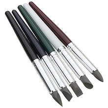 Load image into Gallery viewer, COMIART Clay Sculpture Tools Silicon Color Shapers Painting Brushes Size 6