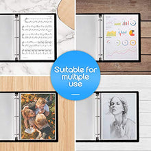 Load image into Gallery viewer, Ktrio Sheet Protectors 8.5 x 11 Inches Clear Page Protectors for 3 Ring Binder, Plastic Sleeves for Binders, Top Loading Paper Protector Letter Size, 50 Pack