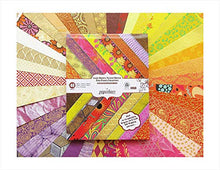 Load image into Gallery viewer, Paperhues Pink-Yellow-Brown Decorative Handmade Scrapbook Papers Collection 8.5x11" Pad, 40 Sheets.