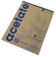 Load image into Gallery viewer, Grafix Acetate Pad, 9 X 12 in, Clear, 25 Sheets/Pad
