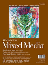 Load image into Gallery viewer, Strathmore 400 Series Mixed Media Pad, 9"x12", White, 15 Sheets
