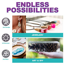 Load image into Gallery viewer, DR CRAFTY Clear Epoxy Resin Crystal Clear Resin Kit Art Resin Epoxy Clear 2 Part Epoxy Art Resin Clear Casting Resin Jewelry Resin 16 Ounce Kit with Bonus Measuring Cups, Plastic Spreader and Sticks