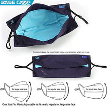 Load image into Gallery viewer, BASE CAMP Reusable Cloth Face Masks 100% Cotton Washable Adjustable Breathable Fabric Mask with Filter Pocket