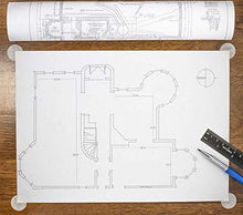 Load image into Gallery viewer, Offidea Professional Drafting Dots 500 pcs - Low Tack Pre-Cut Blank Tape - Easy to Use, for Drawing, Blueprint, Artist, Architect