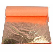 Load image into Gallery viewer, BARNABAS BLATTGOLD Genuine Copper Leaf Sheets 25 Sheets - 5.5 inches Booklet - Loose Leaf