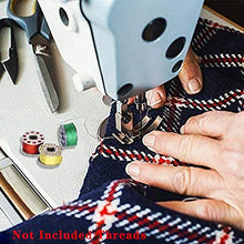 Load image into Gallery viewer, Lyplus Bobbins, 25 Pcs Sewing Machine Bobbins, Embroidery Metal Bobbins with Case Fit for Brother, Singer, Janome and More, Sewing Machine Replacement Accessories