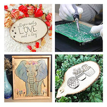 Load image into Gallery viewer, Wood Burning Kit | PEEWF Professional Pyrography Stencils Tool Supplies Adjsutable Temperature Wood Burner Tool Iron Soldering Stippling Kit with Heat Pen Tips for Adult Beginners