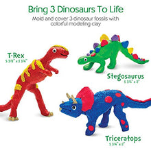 Load image into Gallery viewer, Creativity for Kids Create with Clay Dinosaurs - Build 3 Dinosaur Figures with Modeling Clay
