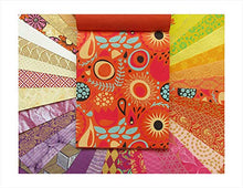 Load image into Gallery viewer, Paperhues Pink-Yellow-Brown Decorative Handmade Scrapbook Papers Collection 8.5x11" Pad, 40 Sheets.