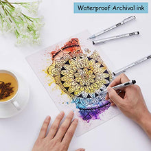 Load image into Gallery viewer, PANDAFLY Micro-Pen Fineliner Ink Pens, Precision Multiliner Pens for Artist Illustration, Sketching, Calligraphy,Technical Drawing, Manga, Anime, Scrapbooking (12 Size/Black)