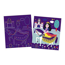 Load image into Gallery viewer, Janod Crafts – No Glue No Mess Scratch Art Princesses – Creative, Imaginative, Inventive, and Developmental Play -- STEAM Approach to Learning – Ages 5-8+, Model Number: J07893