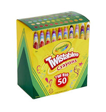 Load image into Gallery viewer, Crayola Twistables Crayons Coloring Set, Kids Indoor Activities At Home, 50 Count