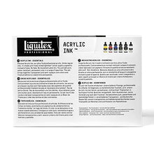 Load image into Gallery viewer, Liquitex Professional Acrylic Ink! Essential Set, Multiple Colors, Set of 6 (3699314)
