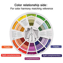 Load image into Gallery viewer, JimKing Creative Color Wheel, Paint Mixing Learning Guide Art Class Teaching Tool for Makeup Blending Board Chart Color Mixed Guide Mix Colours (9.25inch)