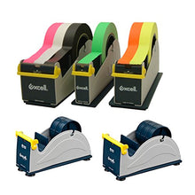 Load image into Gallery viewer, excell EX-17/3IN JVCC EX-17 Steel Desk Top Tape Dispenser: 3" Wide, Blue/Grey