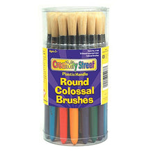 Load image into Gallery viewer, Creativity Street 5168 Colossal Brush, Natural Bristle, Round (Set of 30)