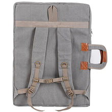 Load image into Gallery viewer, Tanchen 4K Canvas Artist Portfolio Carry Shoulder Bag Multifunctional Drawboard Bags for Drawing Sketching Painting (Gray)