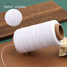 Load image into Gallery viewer, Jupean Waxed Thread, 150m /164Yards White Leather Waxed Thread, Leather Sewing Thread, Hand Stitching Thread for Hand Sewing Leather, Bookbinding, and Beginners Leather Craft DIY